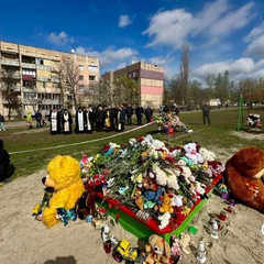 Панахида на дитячому майданчику в Кривому Розі