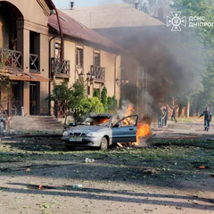 Поранені люди та пожежа в Кривому Розі