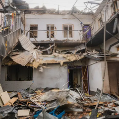 Постраждалі внаслідок російського удару в дитсадку