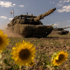 Украинский крестьянин радуется отведению оккупантов