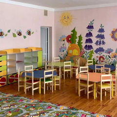 Діти в дитячому садку з російськомовним вихованням