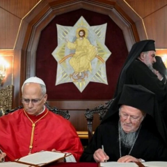 Папа Лев і патріарх Варфоломій виступили за єдність церков