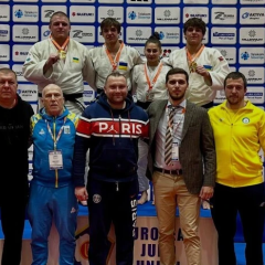 Ukrainian judo team at the European Cup