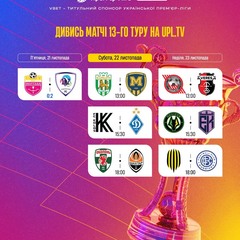 Розклад матчів другого ігрового дня