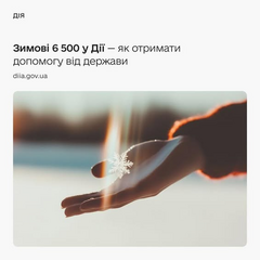 Зимова допомога 6500 грн: хто може отримати та як оформити через Дію