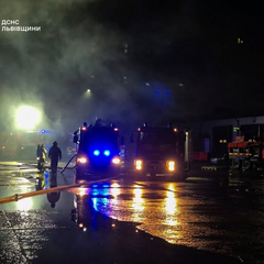 Пожежа на складі у Львові