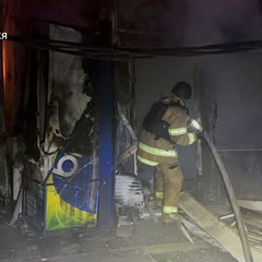 Сліди вибуху в Запоріжжі