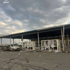 Пункт пропуску «Орлівка» після атаки Росії