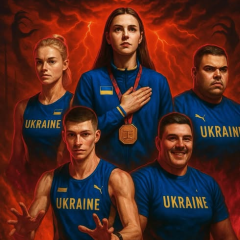 Коміксові спортсмени у дивних діях