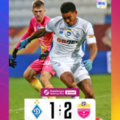 Футбольна команда Полтави перемагає Динамо у Києві