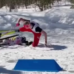 15-летний лыжник из РФ ударил соперника