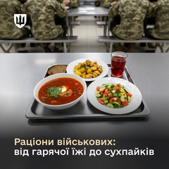 Меню на 360 страв для ЗСУ