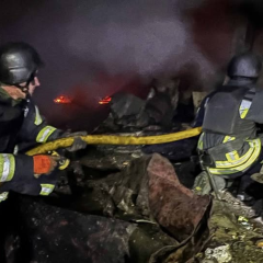 Нічна атака на Київ: руйнування вночі