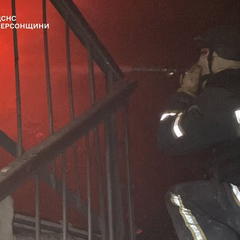 Пожежі в Херсоні: рятувальники у дії