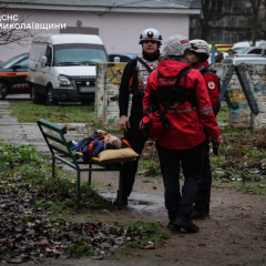 Дрони російського походження атакують будинок в Миколаєві