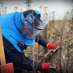 Сапери Харківщини проводять роботи на мінному полі