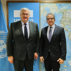 Встреча главы ЮНЕСКО с Сыбигой в Париже