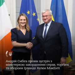 Зустріч Зеленського з ірландською міністрою