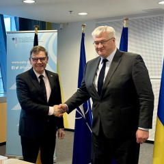 Прапори України та Німеччини