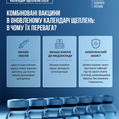 Календарь прививок 2026: комбинированные вакцины