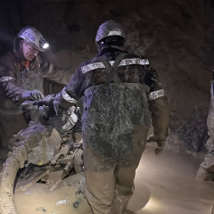 Пошук загиблих гірників на шахті