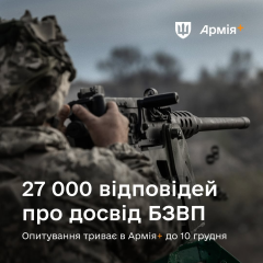 27 000 військових оцінили БЗВП