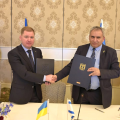Подписание меморандума между Украиной и Израилем
