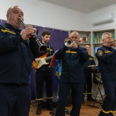 Оркестр ДСНС дав концерти для поранених захисників