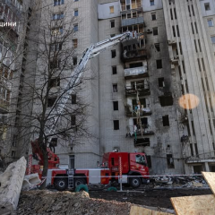 Восстановление Ахтырки после российского обстрела