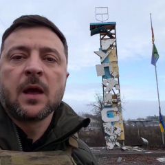 Зеленський біля фронту у Куп'янську