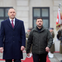 Зеленский и Дуда подписывают соглашение