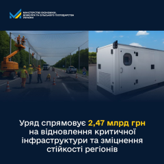 Правительство выделило средства на инфраструктуру