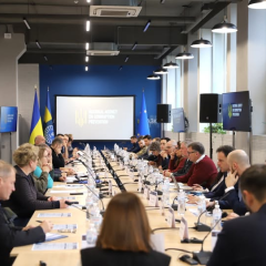 Логотип НАТО та НАЗК на зустрічі