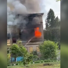 Пожар в ТЦК в Харькове