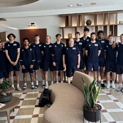 Игроки команды Украины U-20 по баскетболу