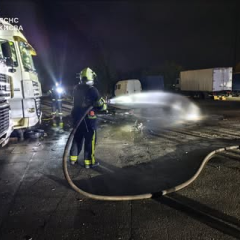 Fire Extinguished at Kyiv Parking Lot Following Russian Strike; Drone Crashes in Darnytskyi District