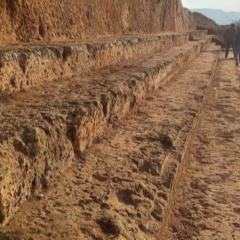 Greek hippodrome and theater in Libya