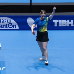 Ukraine advances to quarterfinals of the World Table Tennis Championship