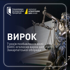 ВАКС осудил депутата Закарпатской облрады