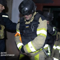 Росіяни атакували дроном рятувальників у Дружківці