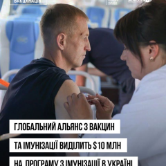 Врач введет прививку пациенту