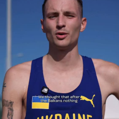 Український атлет на чемпіонаті Європи з кросу