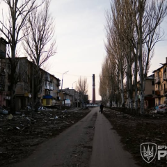 Місто Добропілля після масових обстрілів