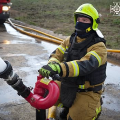 Пожежа на підприємстві в Одеській області
