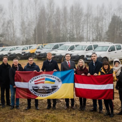 Latvia delivers humanitarian aid