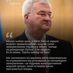 Sibiga comments on Russia's accusations