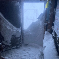 Frost and hurricane winds in the Carpathians