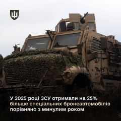 ВСУ получили новые бронированные автомобили