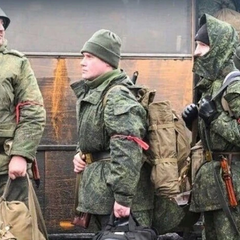 Постер военной мобилизации на оккупированных территориях
