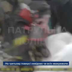 Удар по больнице в Киеве